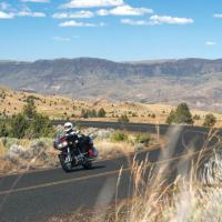 Motorcycle on Byway