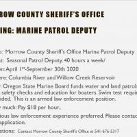 Marine Deputy opening