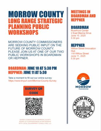 Morrow County Long Range Strategic Planning Flyer