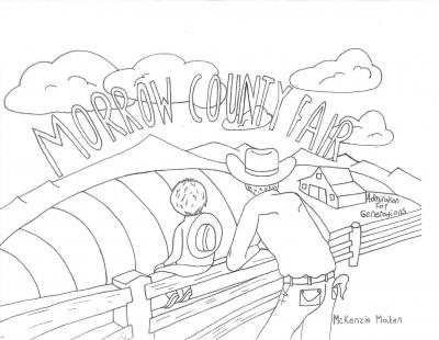 Morrow County Fair 2024 Logo Admiration for Generations