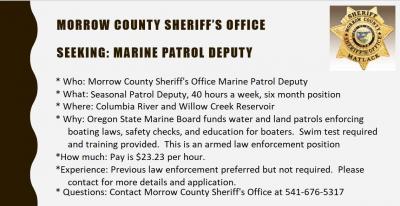 Seeking Marine Deputy