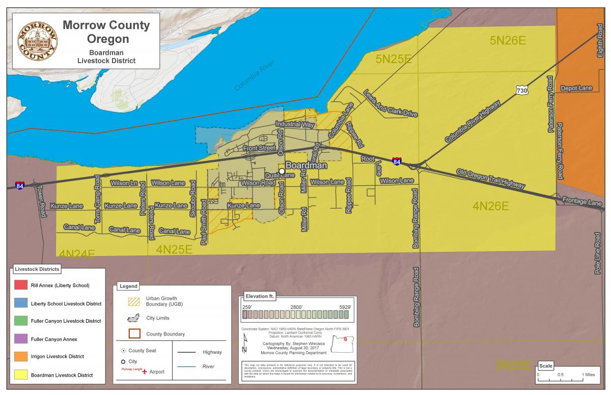 Boardman Livestock District