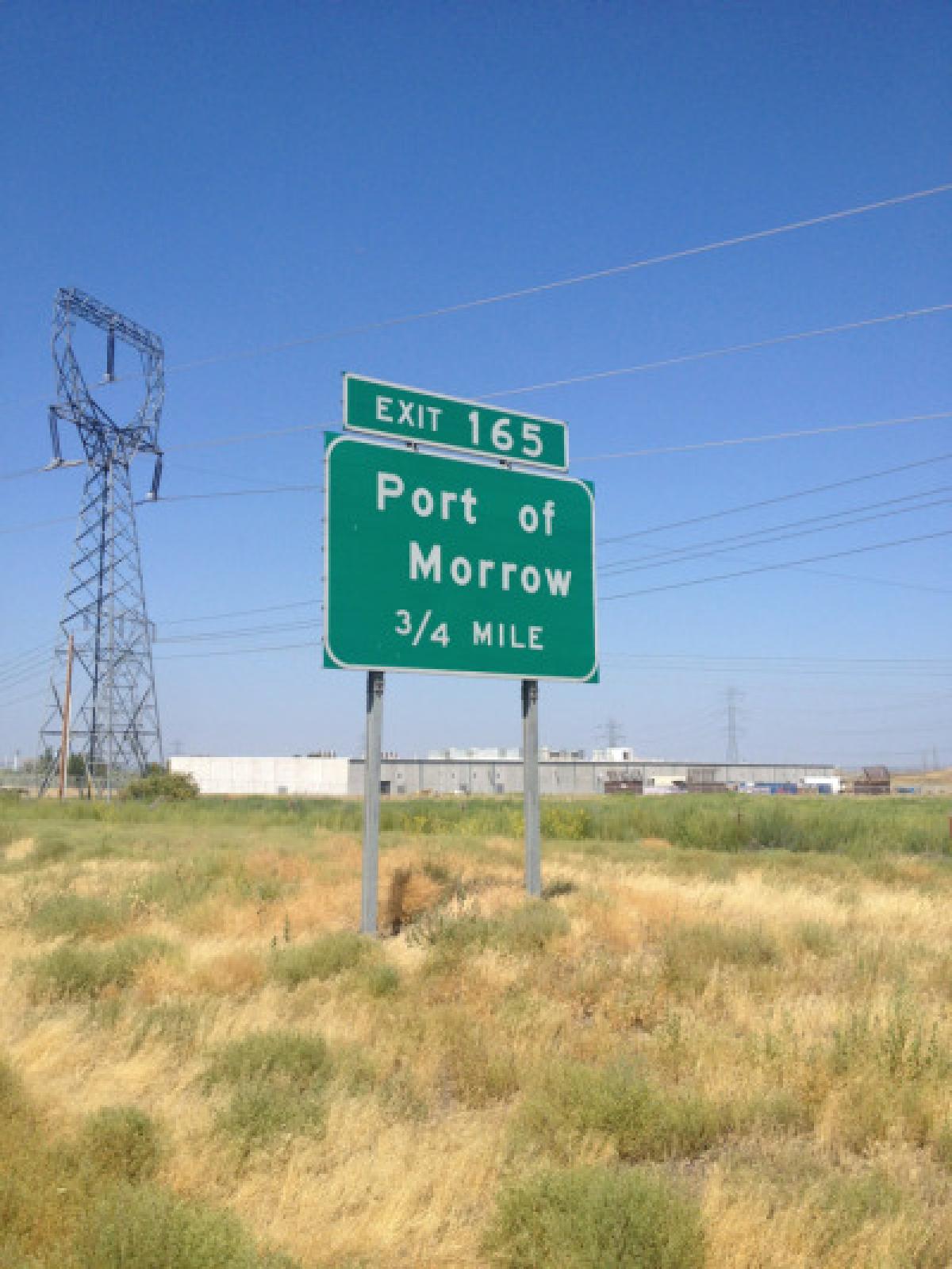 Port of Morrow Exit