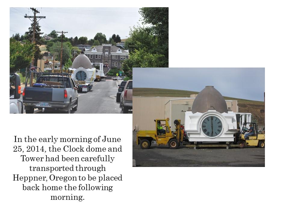 Morrow County Court House clock tower Project Morrow County Oregon